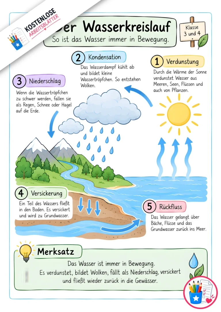 Erklärgrafik Wasserkreislauf